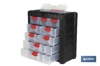 Armoire à 9 tiroirs pour l'organisation d'outils et de petites pièces | Deux dimensions différentes - Cofan