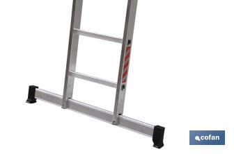 Aluminium ladder 1 step EN 131 - Cofan