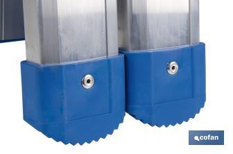 Escalera Plus Multiposición fabricada en Aluminio | Con diferentes medidas y peldaños | Normativa EN 131 y 150 kilos - Cofan
