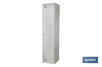 Despenseiro | Acessório multiuso com 1 porta e 4 prateleiras | Material: aço | Medidas: 180 x 40 x 40 cm - Cofan