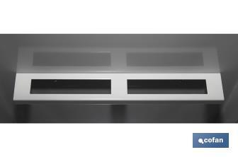 Taquilla de acero inicial de 2 puertas | Color: gris | Medidas: 180 x 30 x 50 cm - Cofan
