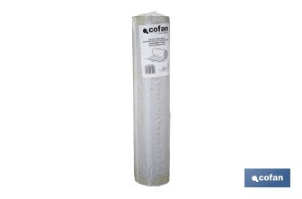 Rollo de suelo de caucho | Diseño de círculos | Antideslizante | 10 m de largo, 3 mm de grosor | Disponible en diferentes anchos - Cofan