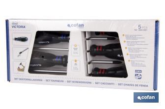 Set of Torx screwdrivers | 5 pieces | Victoria Model - Cofan