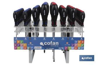 Expositor destornilladores 48 pcs (Mod. Victoria) - Cofan