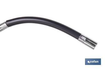 Tournevis flexible pour brides SW 7 | Dimensions : 28 x 3 cm | Matériau : fer WRH62A - Cofan
