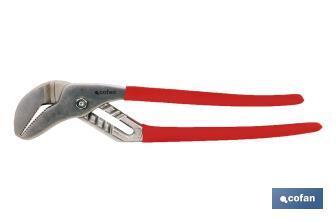 Straight jaw pliers | Length: 10"-12"-16" | Non-slip handle - Cofan