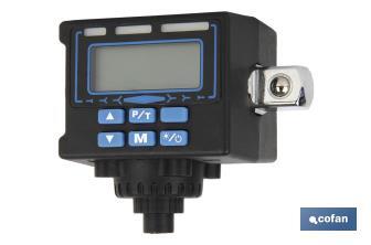 Dinamométrica digital 1/2" | Con rango de 40 a 200Nm |  Incluye manómetro para presión de ruedas - Cofan