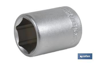 1/4" Drive socket | 6-point socket head | Size from 4 to 14mm - Cofan