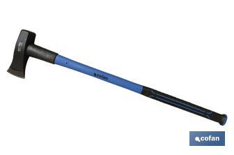 Splitting maul with glass fibre handle | Weight: 2,700 grams | Length: 900mm - Cofan