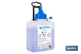 Flacon de poudre bleue de traçage | Pour cordeau | Capacité : 100, 250, 500 ou 1000 - Cofan