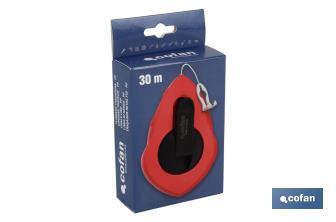 Chalk line | Polypropylene | Size: 30m | Red - Cofan