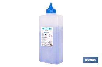 Flacon de poudre bleue de traçage | Pour cordeau | Capacité : 100, 250, 500 ou 1000 - Cofan