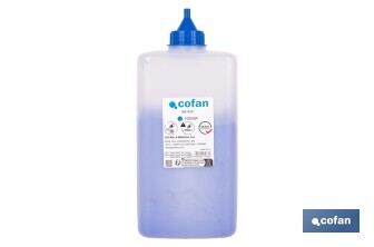 Flacon de poudre bleue de traçage | Pour cordeau | Capacité : 100, 250, 500 ou 1000 - Cofan