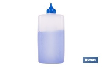 Flacon de poudre bleue de traçage | Pour cordeau | Capacité : 100, 250, 500 ou 1000 - Cofan