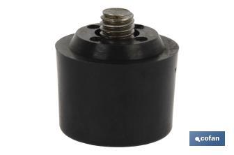 Recambio Martillo Nylon/Poliuretano |Color Blanco o Negro | Medidas Ø 28, 35, 45 mm - Cofan