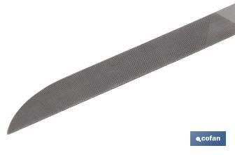Lima de Cuchillo entrefina |  Doble picado | Longitud 150 y 200 mm - Cofan
