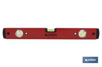 Professional aluminium spirit level - Cofan