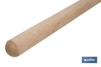 Mango de repuesto para vineta | Material: madera | Ideal para agricultura y jardinería | Medidas: 50 x Ø2,6 cm - Cofan