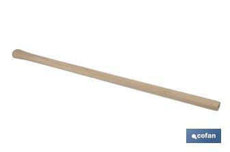 Mango de repuesto para maza cuña | Material: madera | Ideal para cortar madera dura | Medidas: 90 cm - Cofan