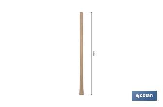 Mango de repuesto para maza cuña | Material: madera | Ideal para cortar madera dura | Medidas: 90 cm - Cofan