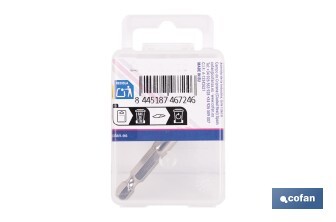 Adaptador de portavasos 3/8" para vasos de 1/4" | Longitud: 65 mm | Fabricado en acero cromo vanadio - Cofan