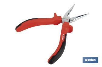 Needle nose pliers | Chrome-vanadium steel | Size: 200mm - Cofan