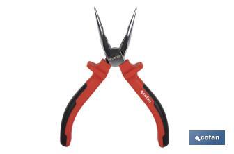 Needle nose pliers | Chrome-vanadium steel | Size: 200mm - Cofan