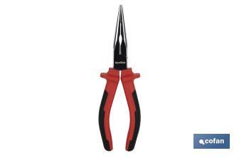 Needle nose pliers | Chrome-vanadium steel | Size: 200mm - Cofan