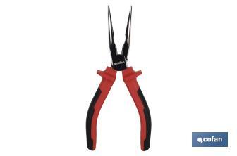 Needle nose pliers | Chrome-vanadium steel | Size: 200mm - Cofan
