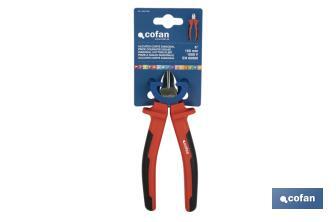 Diagonal pliers | Insulated pliers for better safety | Size: 160mm - Cofan