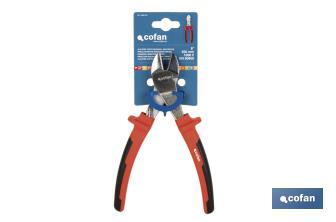 Wire cutting pliers | Insulated pliers for better safety | Size: 200mm - Cofan