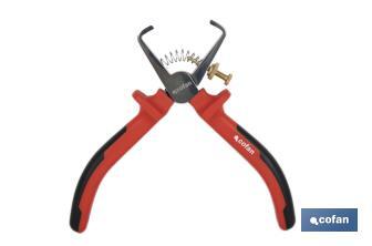 Hose clamp pliers | Insulated pliers for better safety | Size: 160mm - Cofan