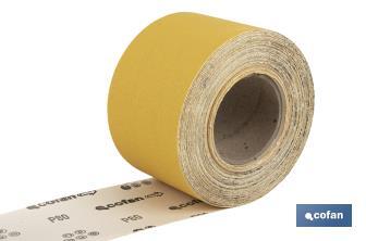 Roll of abrasive paper "Yellow" - Cofan
