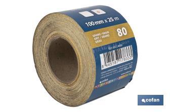 Roll of abrasive paper "Yellow" - Cofan