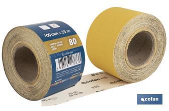 Rollo Lija Papel "Amarillo" - Cofan