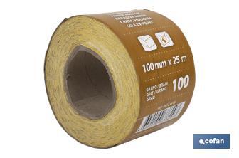 Roll of abrasive paper "Yellow" - Cofan