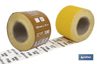 Rollo Lija Papel "Amarillo" - Cofan