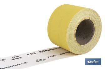 Roll of abrasive paper "Yellow" - Cofan