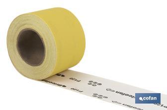 Roll of abrasive paper "Yellow" - Cofan