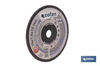 Disques de coupe précise pour acier INOX - Cofan