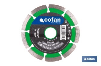 Disques de diamant - Cofan