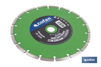 Disques de diamant - Cofan