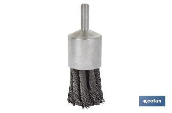 Brosse tressée, acier - Cofan