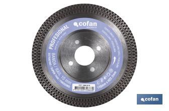 Diamond disc Reinforced Porcelain - Cofan