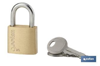 Quality Plus Brass Padlock - Cofan