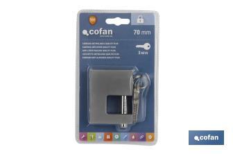 Anti-lever padlock Quality Plus - Cofan