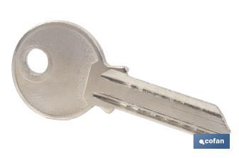 Llave en bruto para candado antipalanca Quality Plus Cofan 70-90 mm - Cofan