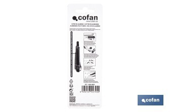 Cúter profesional de aluminio | Hoja negra SK2 | Sistema de bloqueo automático | Zona antideslizante | Disponible en 2 medidas - Cofan