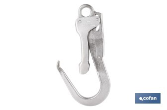 Safety snap hook | Steel for scaffolds | Double action self-locking system - Cofan