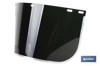 Recambio de Pantalla de Protección | Lente Oscura | Medidas de la pantalla de 400 mm | Protección antivaho - Cofan